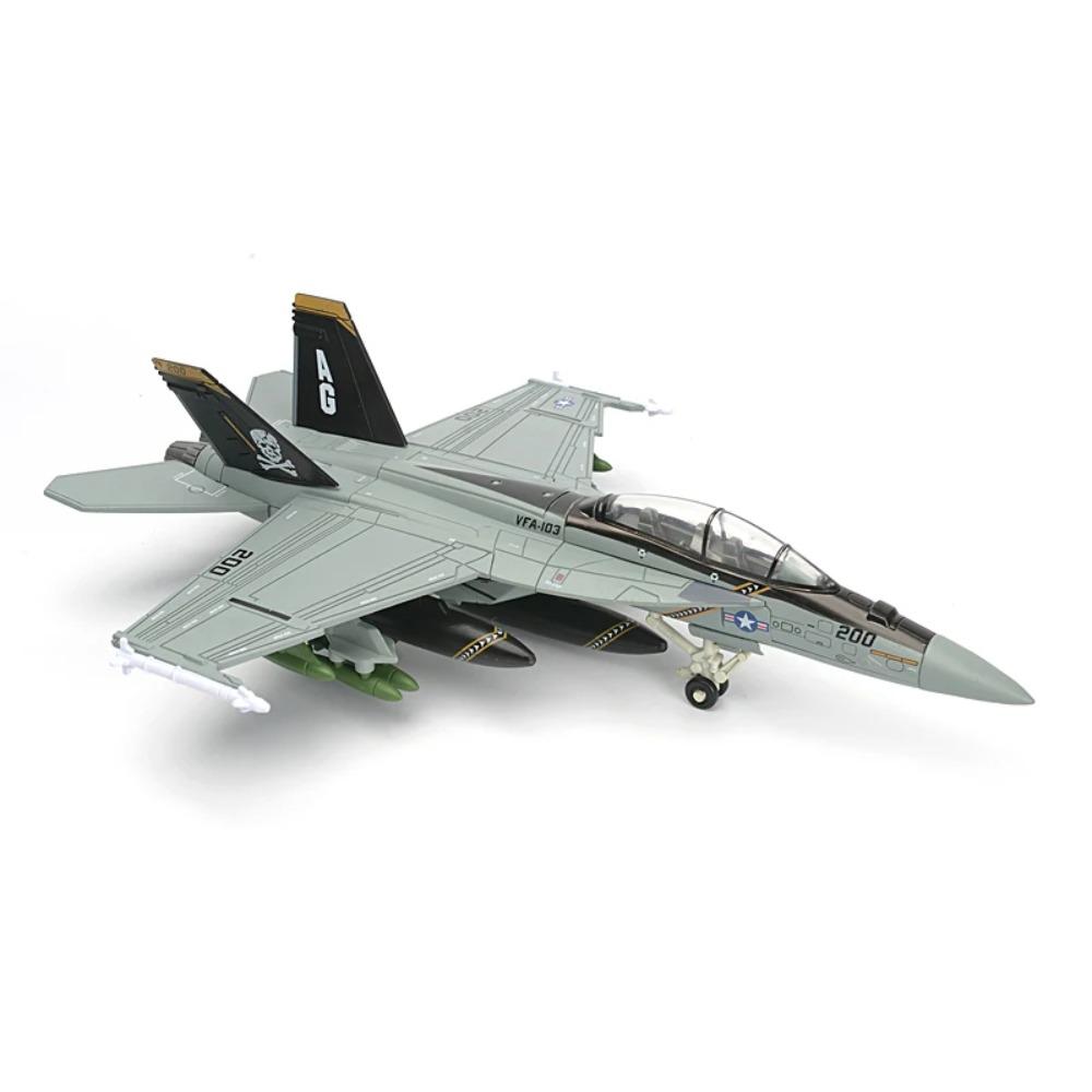 1:72 Blocos de Construção Criativos Série Militar Modelo de Caça de Ataque US F-18 Super Hornet Brinquedos de Caça Para Meninos Presentes de Natal