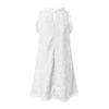 Casual Summer Women Dress Lace Elegant V Neck Sleeveless 3d Floral Embellishment Loose Mini Dresses For Women Clothing