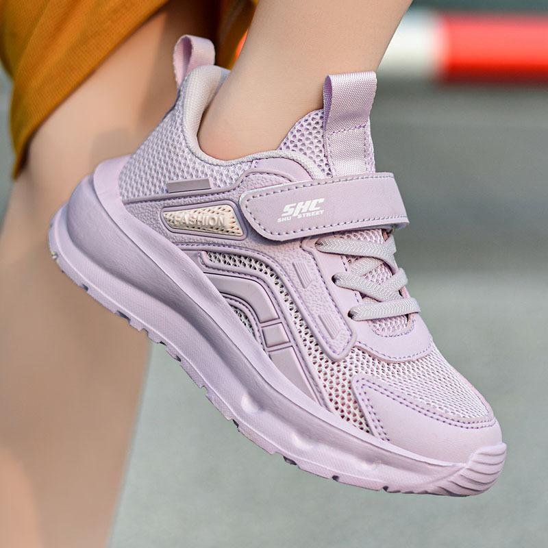 2026 new sports shoes casual mesh breathable shoes medium and large children's non-slip and lightweight running shoes