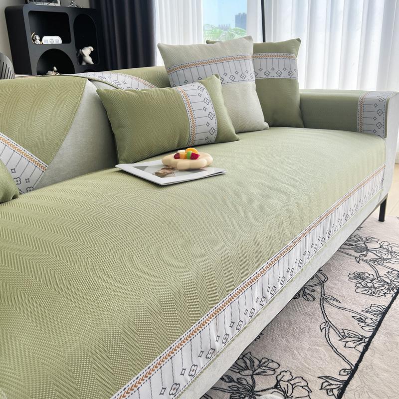 Mat Sofa Cushion Summer Non-Slip Seat Cushion Summer New Simple Modern Sofa Cover Cool Cushion