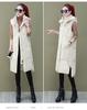Autumn Winter Women's Solid Color Hooded Vest Loose Thickening Warm Women's Sleeveless Jacket