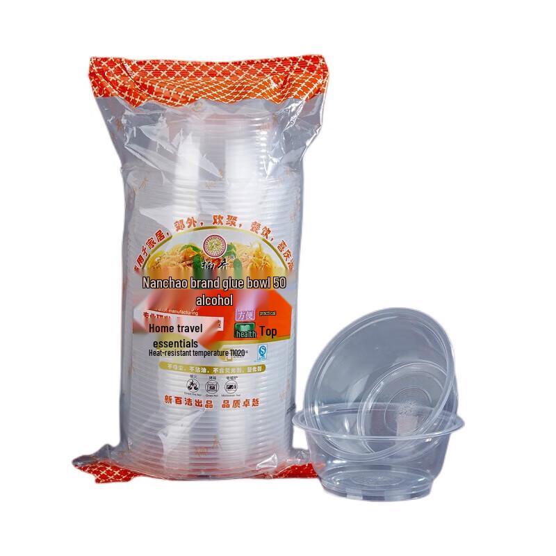 

Disposable Plastic Round Bowls for Takeaway