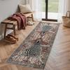 Corridor Carpet Runner Rug Hallway Long Strip Carpets Anti-slip Machine Washable Floor Mat Retro Tiger Print Home Decor Rugs