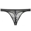 Thong Tangas Mesh Men's Underwear Sexy Breathable T-Back Thong Underpant Sezy Lingerie G-String