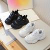 Children Casual Sports Shoes with Rotating Button Boys Girls Sneakers Mesh Breathable 2024 New Kids Running Shoes Thick Sole