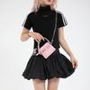 Fashion Solid Color Rivet Decoration Women Casual Mini Shoulder Chain Bag For Casual Outings