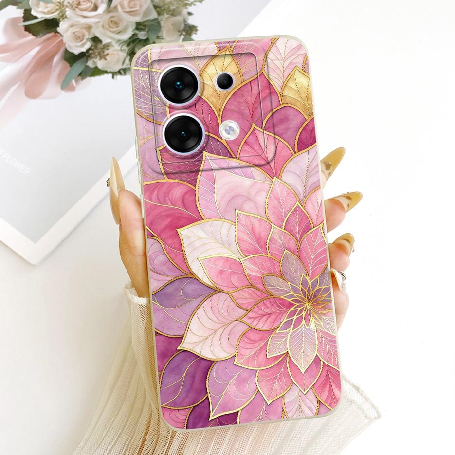 For Infinix Zero 30 5G Case X6731 New Flowers Candy Painted Cover Soft Silicone Case For Infinix Zero 30 4G X6731B Zero30 Fundas