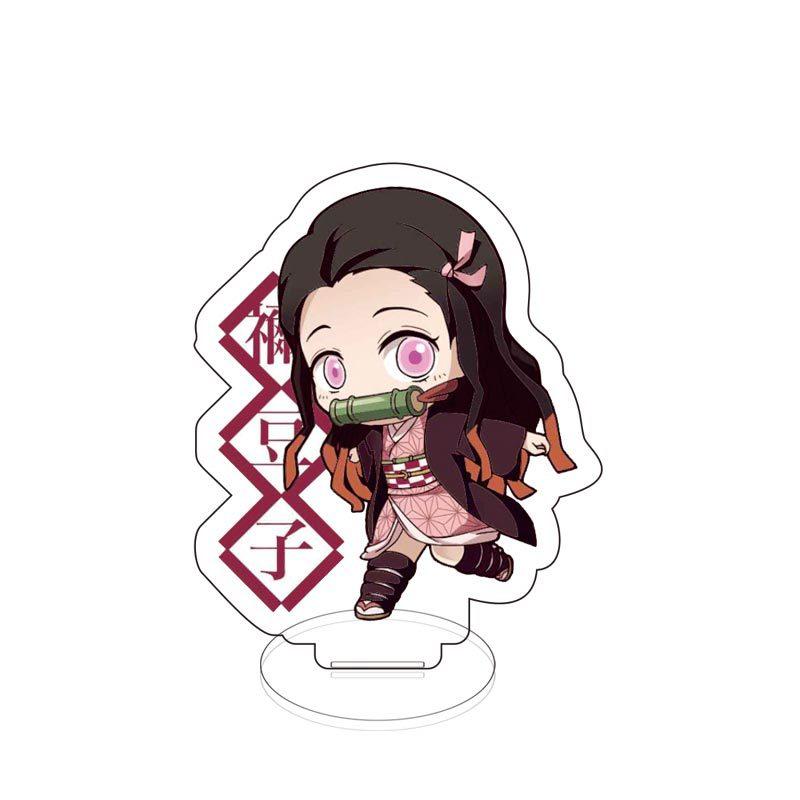 Acrylic Standee Demon Slayer Kamado Tanjiro Agatsuma Zenitsu Cartoon Anime Small Stand Acrylic Figure Anime Merchandise