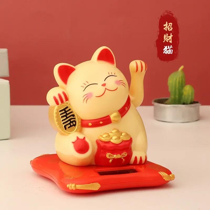 1pcs  Lucky Cats Electric Waving Arm Lucky Cat Cashier New Store Opening Gift Chinese Cat Decoration Christmas Birthday New Year