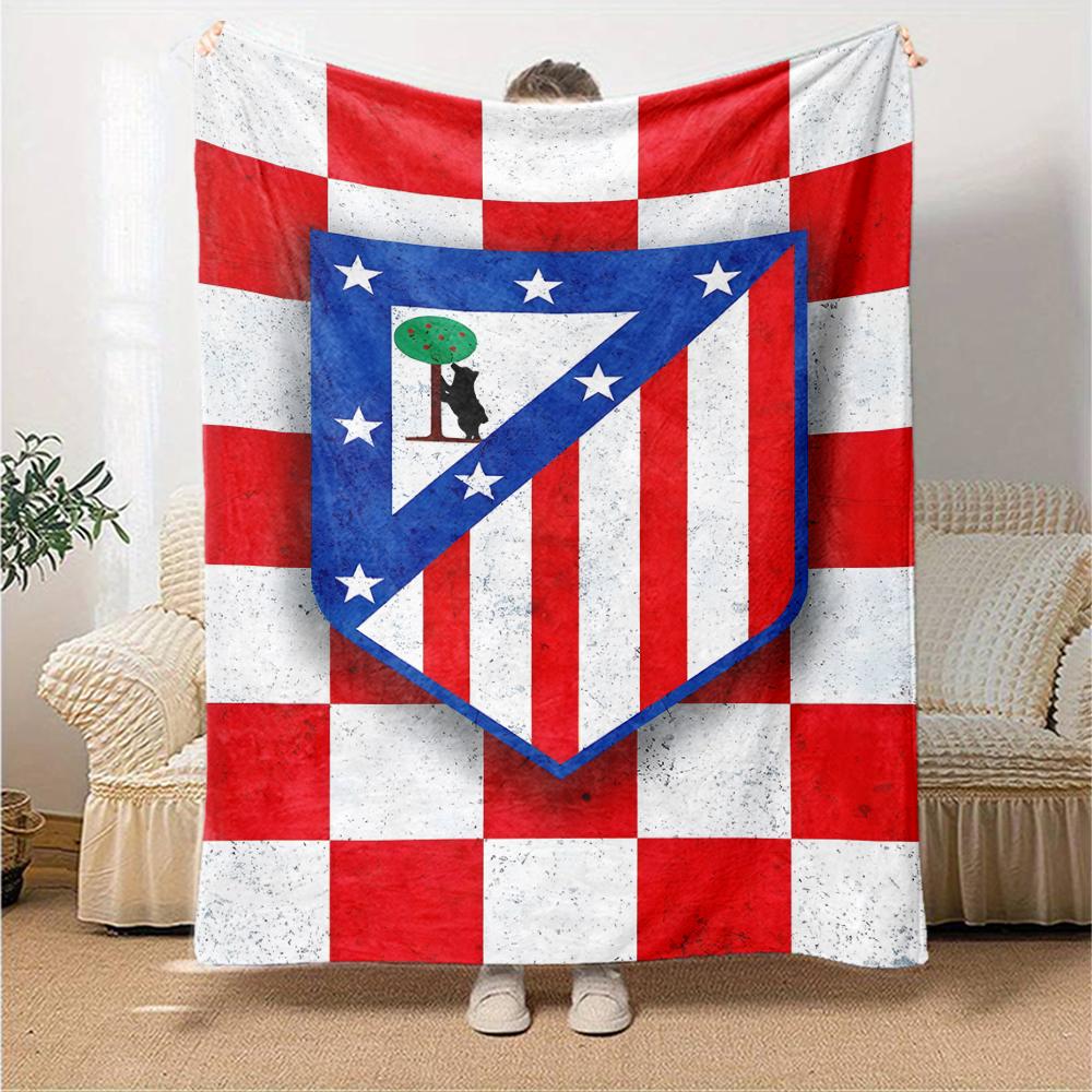 1pc Football Team (74) Blanket, Gift, for Men and Women, Soft Blanket, Good for Sofa Bed Couch Travel, Lightweight Flannel Blanket
