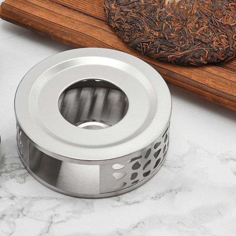 Wutuo Stainless Steel Candle Tea Warmer with Pattern