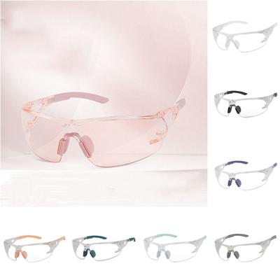 Lunettes de protection de sécurité pour le cyclisme, anti-poussière et anti-vent, antidérapantes, protection oculaire pour le sport, transparentes, pour femmes