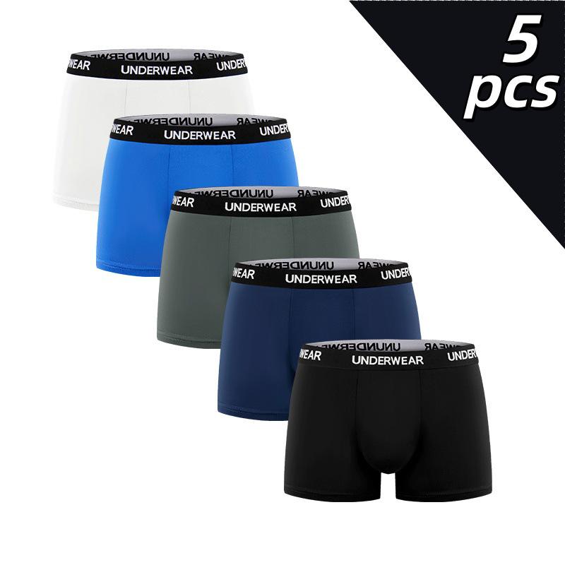 Men s Cross-border Simple Fashion Solid Color Comfortable Fitness Underwear XXL (Euro-American)