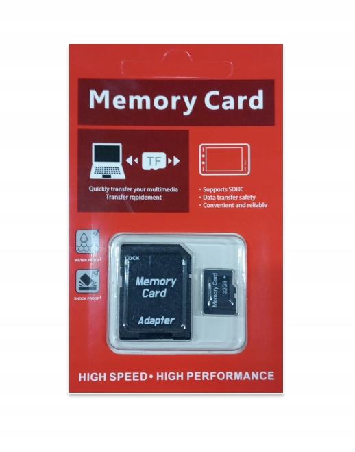Karta micro sd 32 gb z adapterem