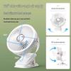 Compact Clip-On USB Rechargeable Fan: Quiet and Portable for Office, Dorm, Stroller, or Bed Use