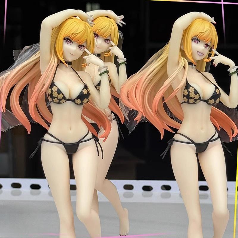 24cm Kitagawa Marin Figure Anime My-Dress-Up-Darling Hentai Sexy Aciton Figurine Marin Statues Table Desk Decoration Toy Gift
