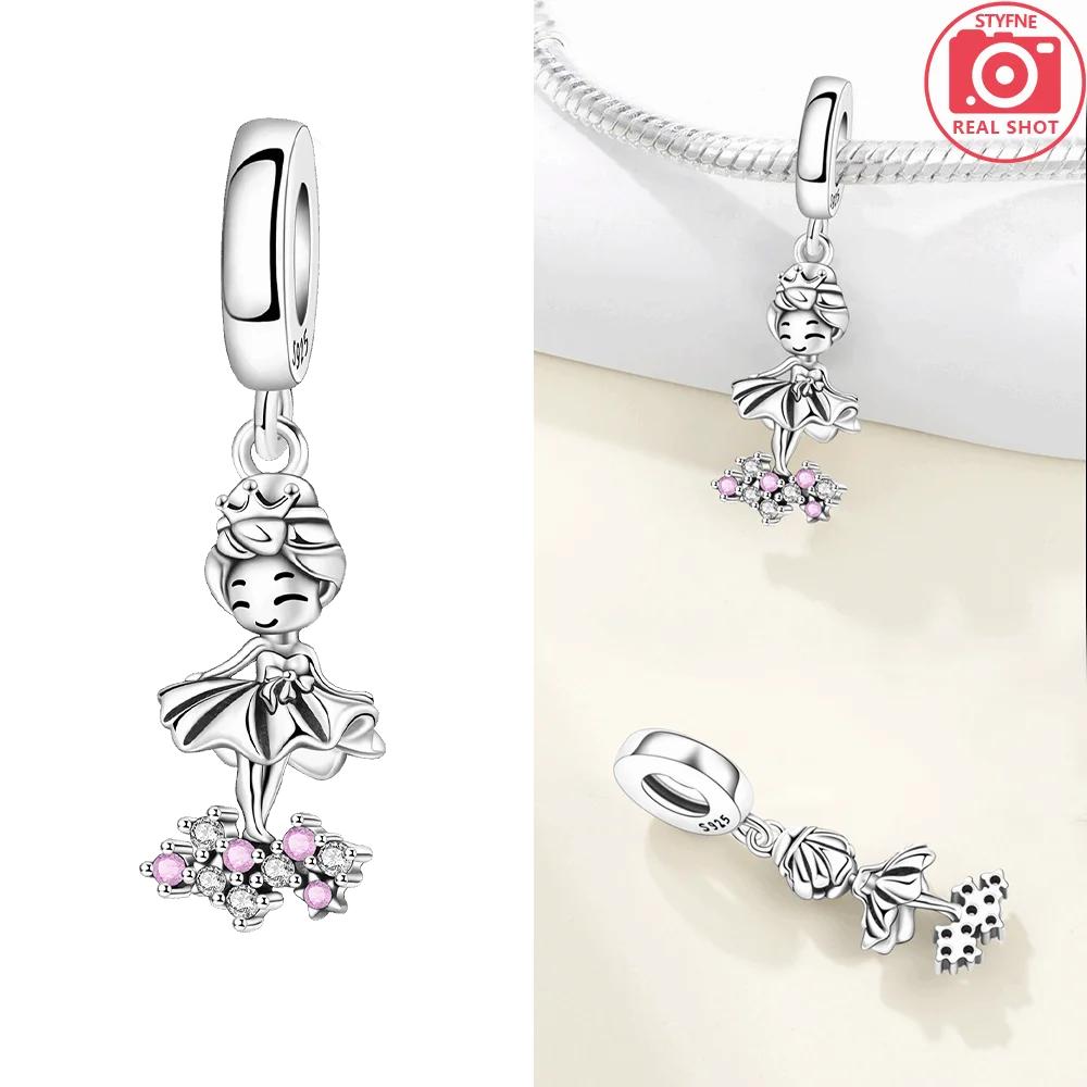 Graduating Boy Original Copper Fireman Bead Jesus Pendant Holding Star Pink Girl Beads Fit Bracelet Women Jewelry Gift Diy