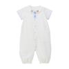 Short Sleeve Mini Coverall Made In Preparing for Baby White [Miki House] Two-Way Romper, Plain, Bear, Japan, Boys, Girls, Newborns, Birth, Baby,