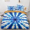 Tie Dye Duvet Cover Set Boho Psychedelic Bedding Set for Boys Girls Teens Bohemian Gypsy Full Comforter Cover Exotic Spiral