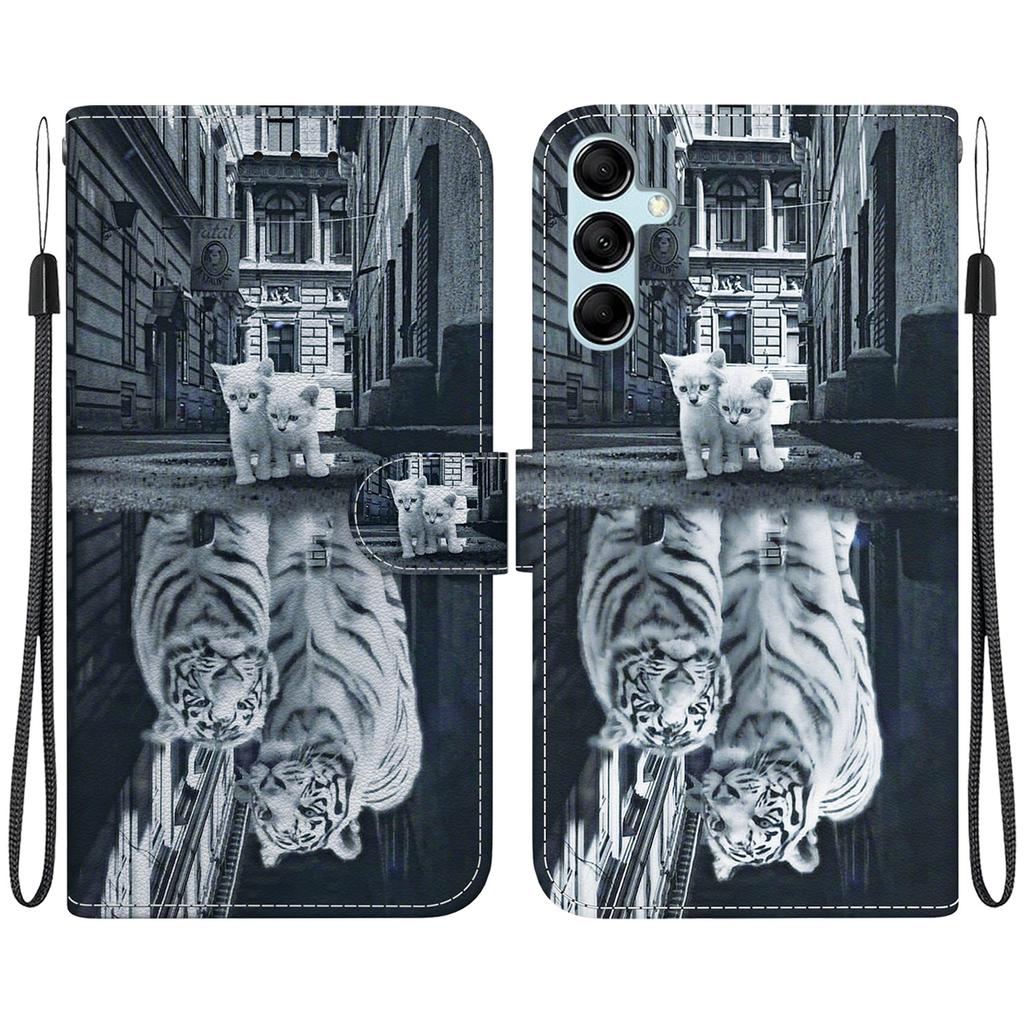 Cover Portafoglio In Pelle PU Per Nokia G11/G21 Con Slot Carte E Supporto - Design Panda