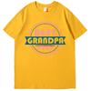 Dest Grandpa Ever Fashion Print T Shirt Funny Fathers Day Gift Tshirt Summer Cotton New Shirts And Tshirts Mens Clothes
