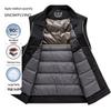 XueZhongFei Men's 90% Down Collared Vest