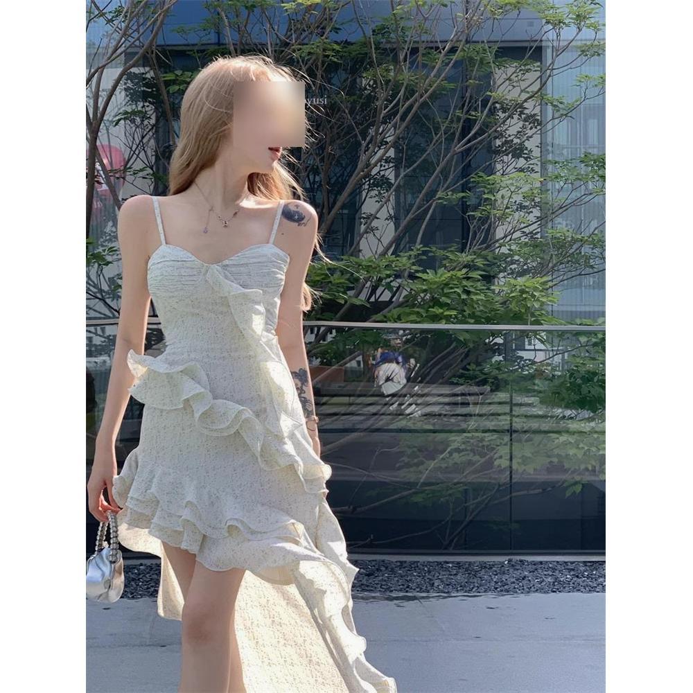 

Sweet & Spicy Ruffle Camisole Floral Fairy Summer Beach Dress L (50-55 kg)