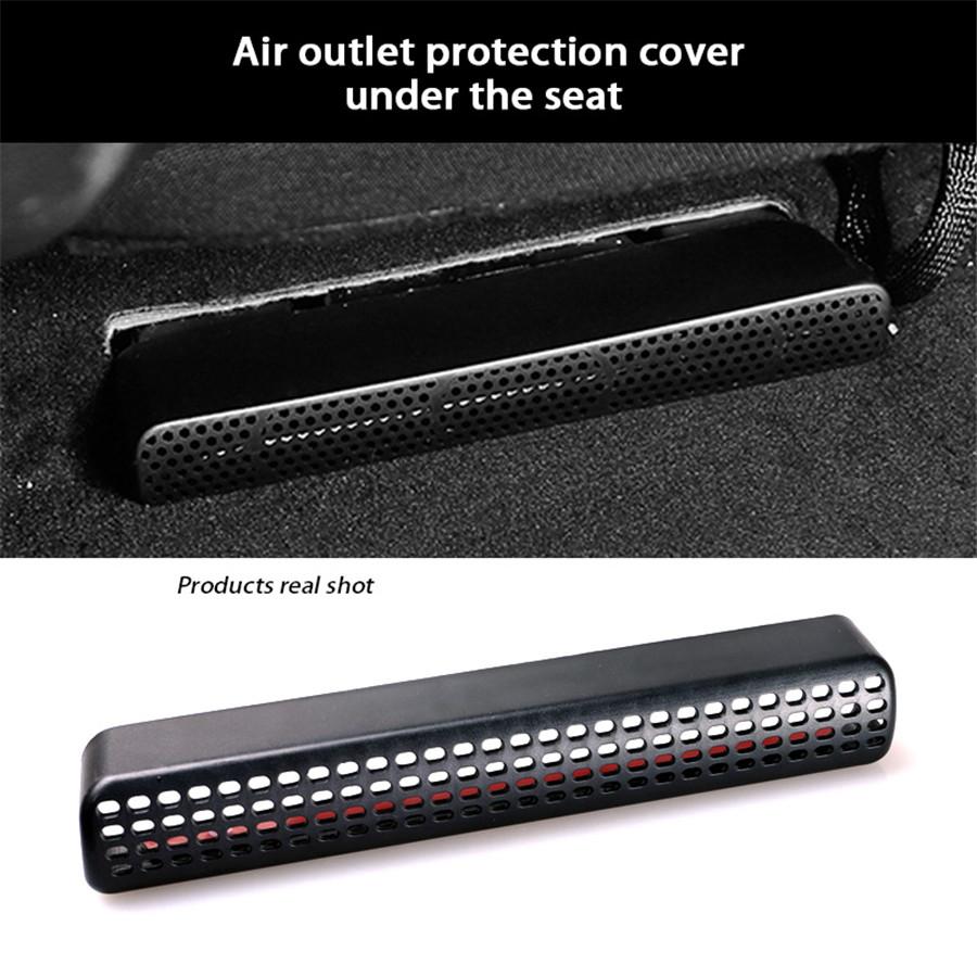 Car UnderSeat Air Conditioner Vent Protective Cover Grill For Peugeot 3008 17-18