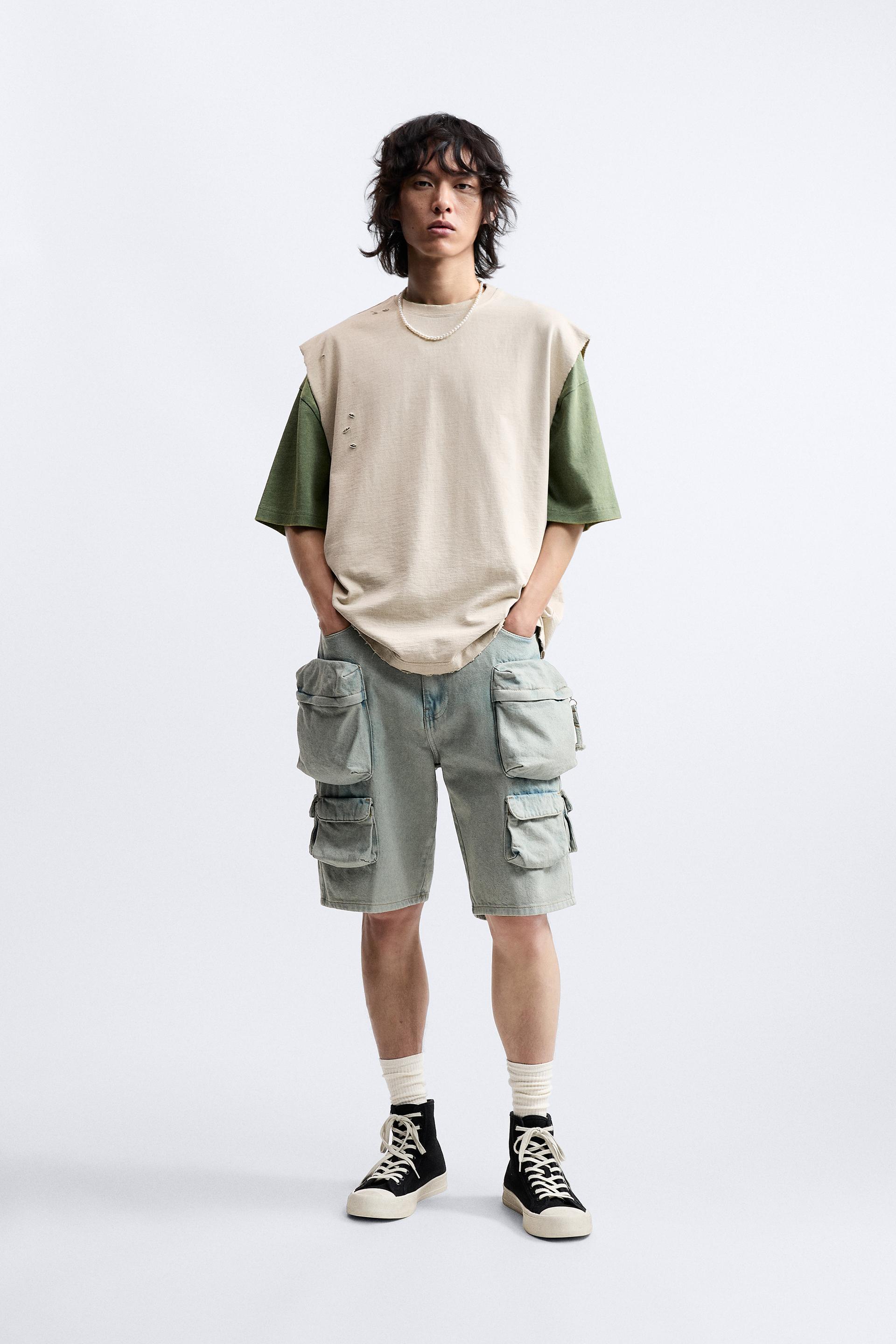 

ДЖИНСОВЫЕ ШОРТЫ-БЕРМУДЫ