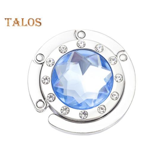 

Складной крючок для сумки с магнитом, противоскользящий дизайн, универсальная совместимость, компактный портативный крючок для вешалки сумочки светло-синий