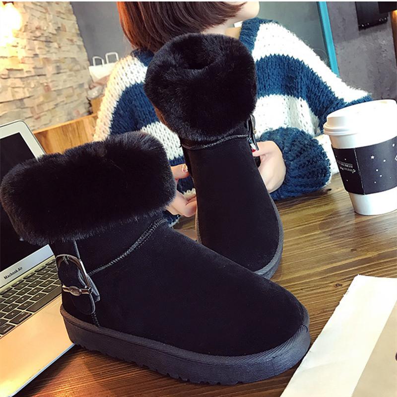 

Женские осенние и зимние новые модные женские короткие сапоги студенческие женские сапоги зимние сапоги женские короткие флисовые сапоги 35 чёрный