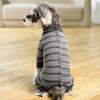 Warm Long Sleeve Pet Outfit Pet Surgical Bodysuit Pet Softable Polyester Coat for Small To Media Breeds