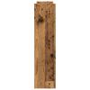 Narrow Storage Trolley 4 Tier Rustic Wood Effect Engineered Wood