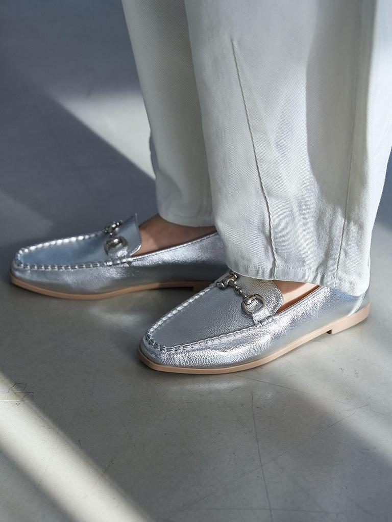 Cohen Classic/New Colors: Addictive Bit Loafers (Web-Exclusive Size) 76826070242 0765 SILVER(07) 25cm