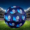 Chelsea F.C. Aufdruck Größe 5 Fußball, PU Abriebfester Fußball für Spieltraining und tägliches Üben, Geburtstagsgeschenk für Fußballfans