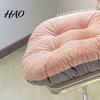 Cozy Chair Pad for Sitting Cushion with Back Support, Plush Seat Washable Ties, Soft Warm Office Dining Chairs Thickened Home