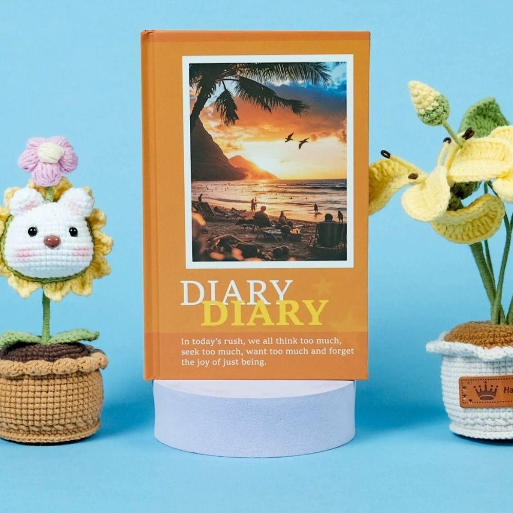 98 sheets Beach Agreement Theme Notebook romantic Diary Handbooks Diary notebook Stationery