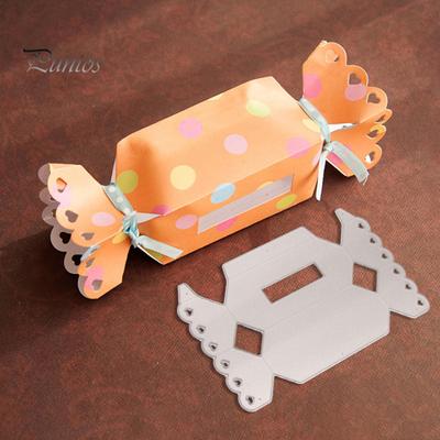 Fustelle per scatole di caramelle fai da te, scrapbooking, biglietti di carta, creazione di stencil, stampo