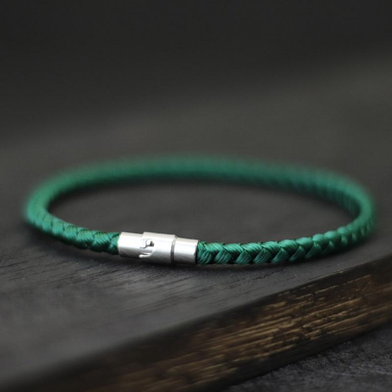 Simple Style Keel Rope Bracelet Unisex Magentic Clasp Lucky Red Thread Braslet Friendship Jewelry Beach Accessories Gift Joias