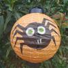 6 Pcs Halloween Decorations Paper Lanterns With LED Light  Bats Spiders Skeleton Castle