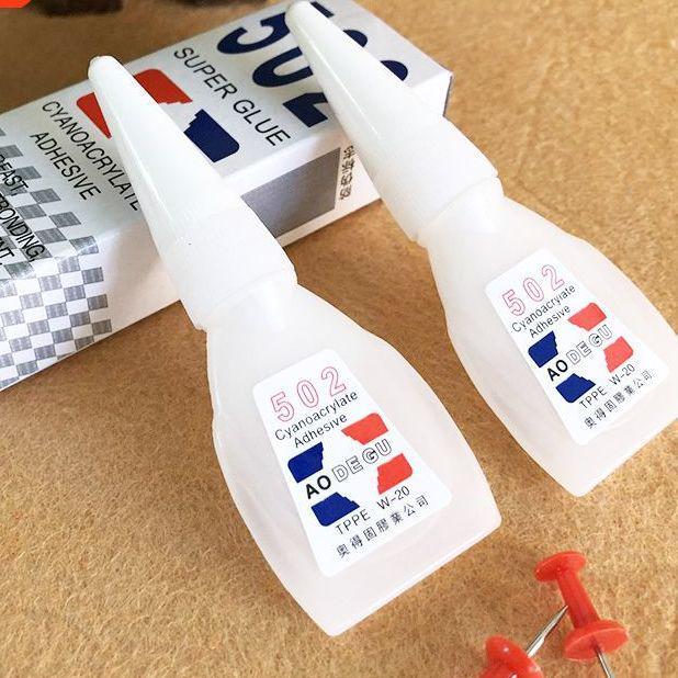 

502 Быстросохнущий Водостойкий Сварочный Агент: Универсальный суперклей для обуви и дерева Small Bottle - 1 piece