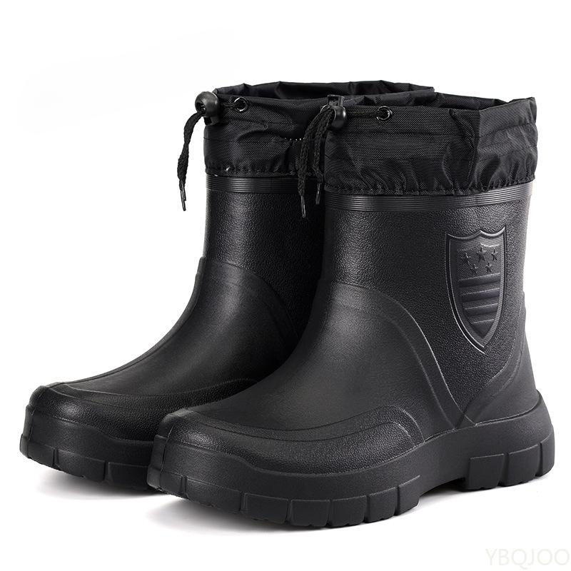 Winter Warm Unisex Ankle Boots Men's Outdoor Waterproof Snow Boots Men Plus Size Shoes Thick Sole Non-slip Boot  Homme