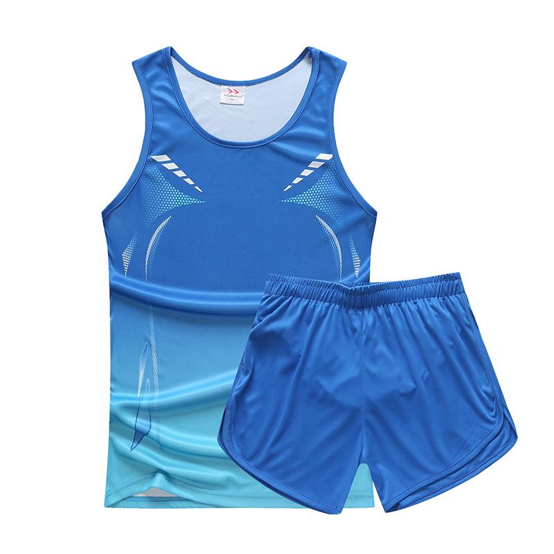 Unisex Track & Field Uniform Set: Fitness Vest & Running Gear for High School & Marathon Training