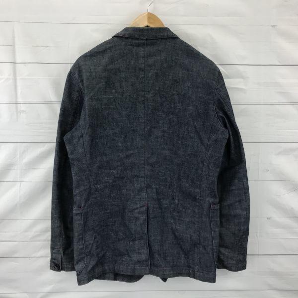 Tornado Mart/Black Denim Jacket/Blouson/Outerwear/Shop Coat/L/Gray/Black/(USED)