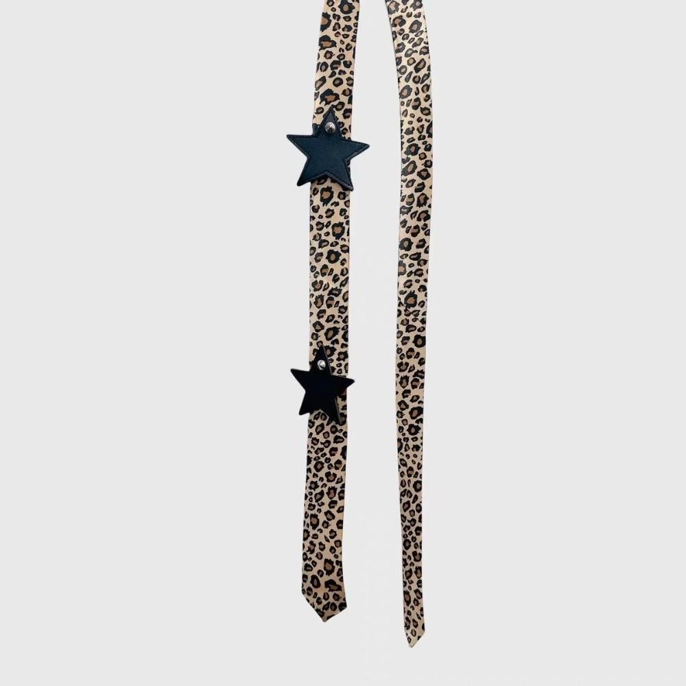 Star Polka Dot Waist Belt Elegant Scarf Hairband Retro Long Vintage Scarf Daily Wear
