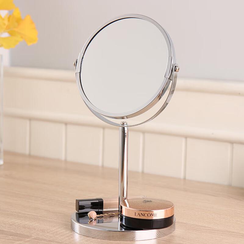 Double-Sided Rotatable Magnifying Desktop Makeup Mirror