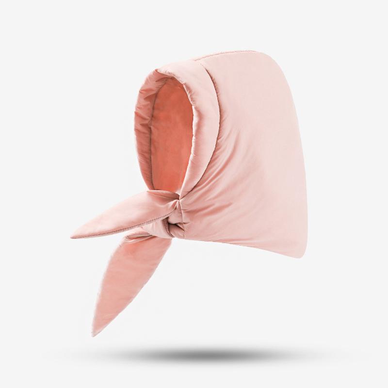 1PC Waterproof Adjustable Earflap Thickened Winter Fleece Lined Hat Face Slimming Windproof Cute Women's Retro