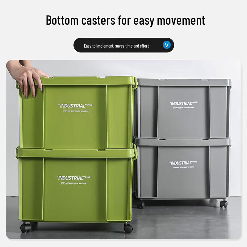 Heavy-Duty Wheeled Storage Box