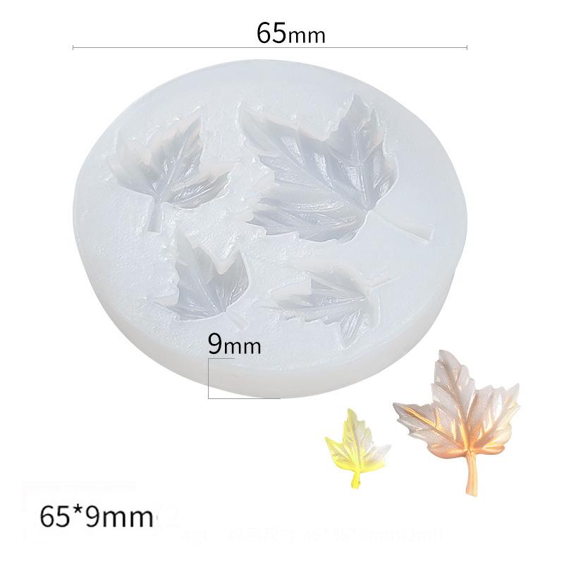 3D dýňová silikonová forma Halloween javorový list Mousse Dort Dekorace Model DIY Potřeby na pečení dezertů