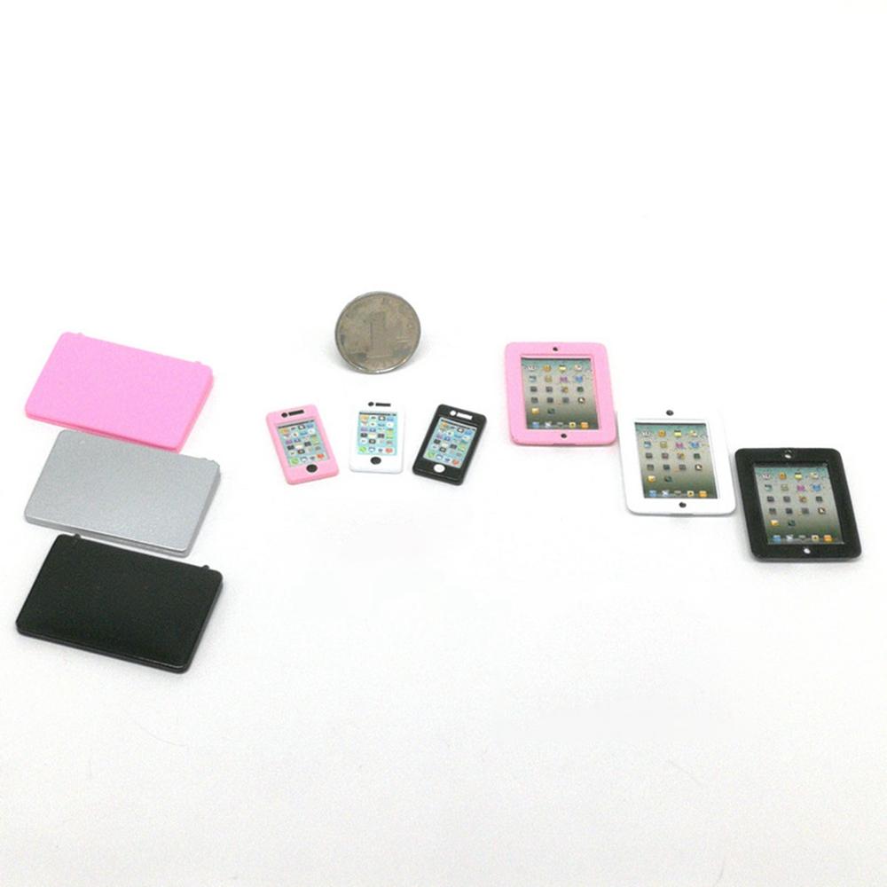 Doll House DIY Accessories Zinc Zinc Alloy Figurines Dollhouse Miniature Decoration Crafts Simulation Laptop